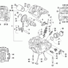 650 Головка цилиндров и распределительный вал