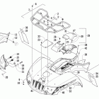 650 Передний багажник крыло и фара