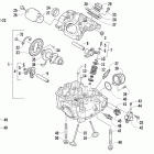 Prowler HDX Головка цилиндров и распределительный вал