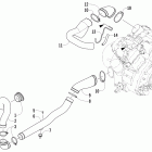 Prowler HDX Корпус и патрубки охлаждения
