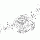 350 CR Корпус и патрубки охлаждения