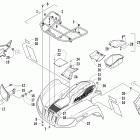 TRV 400 Передний багажник крыло и фара