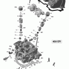 DS 450 EFI Головка цилиндров