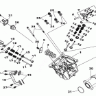 DS 250 NA, CE & INT 01- cylinder head and valve