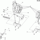 DS 250 NA, CE & INT 09- front bumper and footrests north america, internatio...