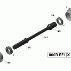 Outlander 800R EFI, XMR Приводной вал