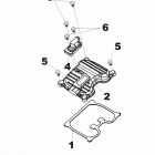 DS 250 NA, CE & INT 01- cylinder head cover