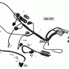 DS 450 EFI Жгут проводов и электрический блок