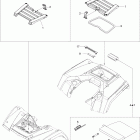 Outlander 800R EFI, XXC Передние и задние поддоны