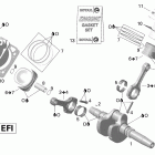 Outlander Max 500 EFI 01- crankshaft, piston and cylinder outlander