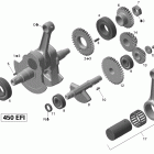 DS 450 EFI 01- crankshaft