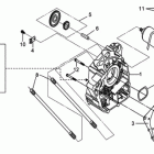 DS 250 NA, CE & INT 01- right crankcase half