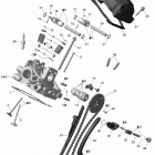 Commander 800 Головка цилиндров задняя часть