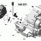 Outlander Max 500 EFI Коробка передач в сборе и 4x4 actuator