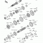 KFX450R (KSF450-BBF) Трансмиссия