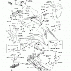 KFX450R (KSF450-BBF) Переднее крыло(ья)
