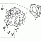 CRF50F Головка цилиндра