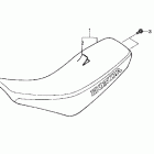 CRF70F Сидение