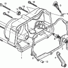 CRF50F Крышка картера правая