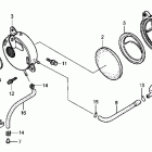 CRF70F Воздухозаборник