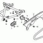 CRF70F Маятник-защита цепи