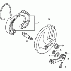 CRF50F Передний тормоз