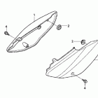CRF70F Боковая панель