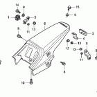 CRF70F Заднее крыло