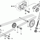 CRF50F Цепь,натяжитель