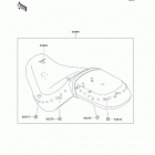 Ninja 250R (EX250-JBFA) Сидение