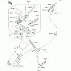 Ninja 250R (EX250-JBFA) Главный тормозной цилиндр,передний