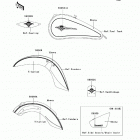 Ninja 250R (EX250-JBF) Decals(ebony)(jbf)
