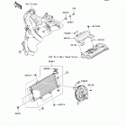 Versys (KLE650-CBF) Радиатор
