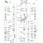 Ninja 250R (EX250-JBFA) Передняя вилка