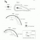 Ninja 250R (EX250-JBF) Decals(blue)(jbf)(cn)
