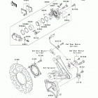 Concours 14 ABS (ZG1400-CBF) Задний тормоз