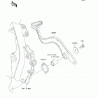 KLR650 (KL650-EBF) Педаль тормоза