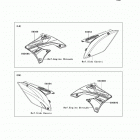 KX450F (KX450-EBF) Наклейки