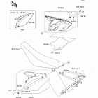 KX450F (KX450-EBF) Боковые обтекатели