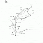 Z1000 (ZR1000-DBF) Обтекатель нижний