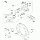 Ninja 250R (EX250-JBFA) Задний тормоз