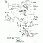 Ninja 250R (EX250-JBFA) Топливный бак
