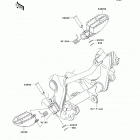 KLX140L (KLX140-BBF) Подножки
