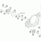 450 EXC ENGINE Водяной насос