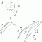 150 XC CHASSIS Обтекатель , крылья