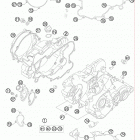105 SX ENGINE Картер двигателя