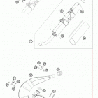 300 XC-W CHASSIS Глушитель