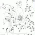 250 XCF-W SD ENGINE Карбюратор