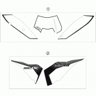 530 EXC CHASSIS Наклейки