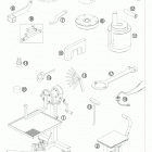 65 SX ENGINE Специальный инструмент